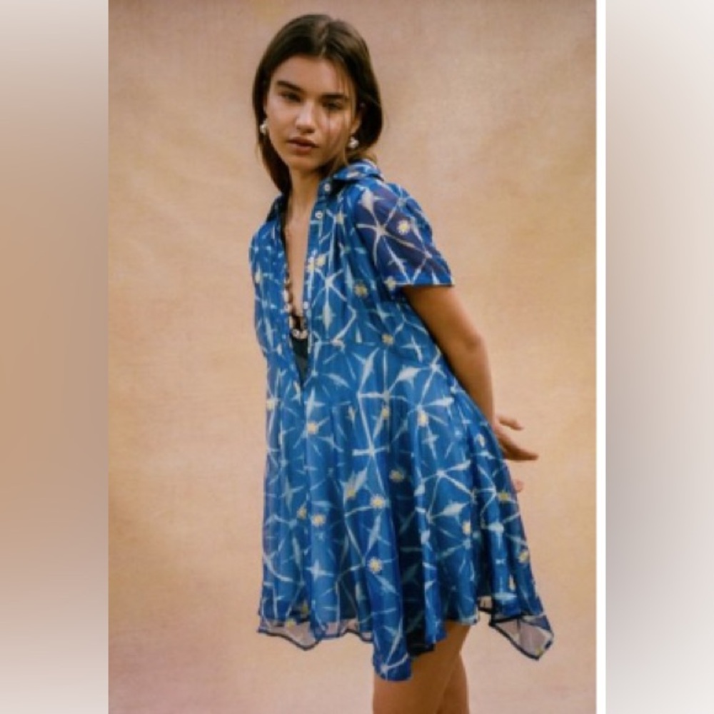 Urban Outfitters Ophelia Embroidered Frock Dress